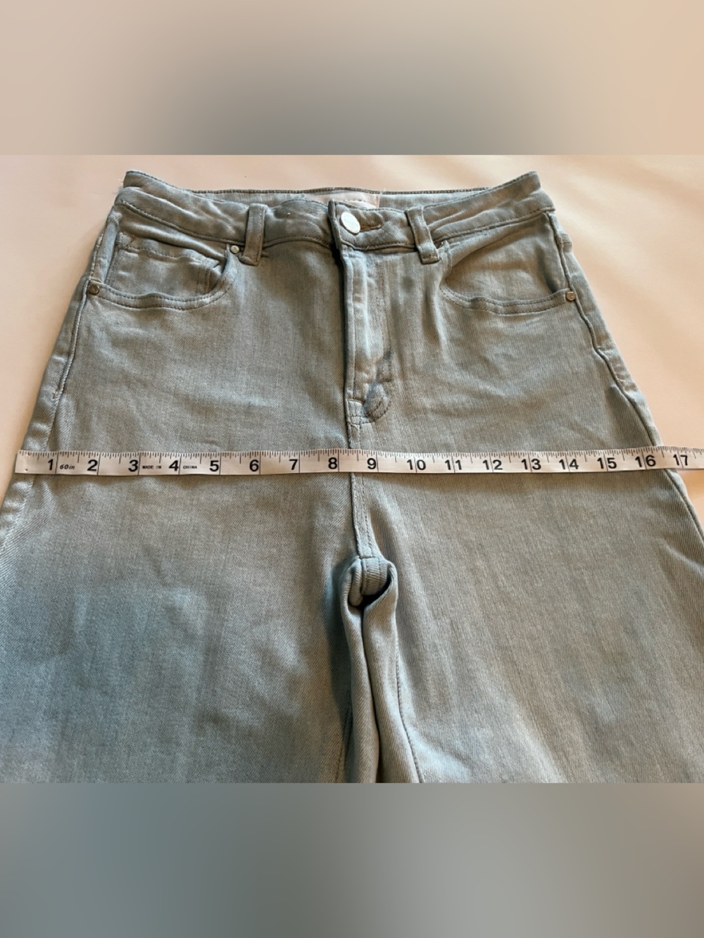 Risen Jeans Wide Leg Flare High Rise Size 7/28 - Picture 5 of 16
